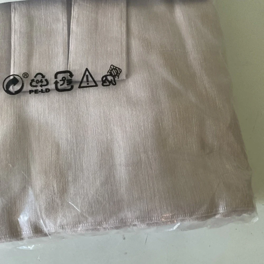 IKEA LENDA Curtains 2 Panels, 1 pair Light Pink 55x118 w Tie Backs  604.444.76